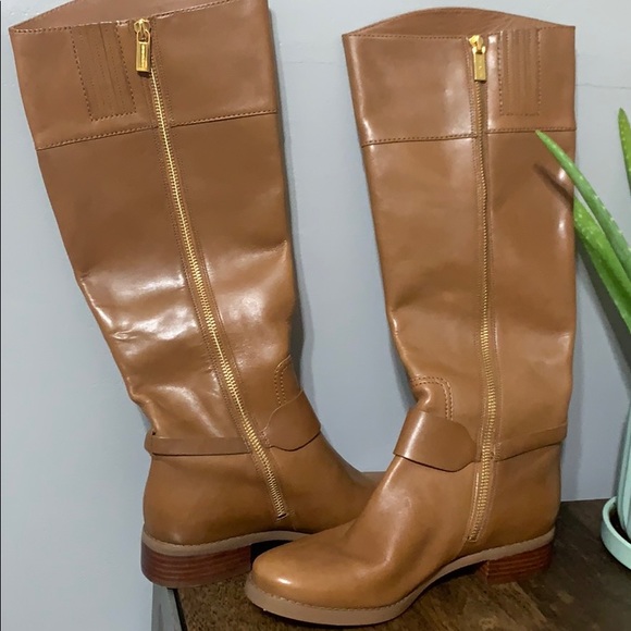 SOLD!! Michael Kors Leather Riding Boots NWOT - Picture 6 of 9